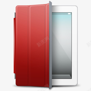 iPad白色红色封面图标图标