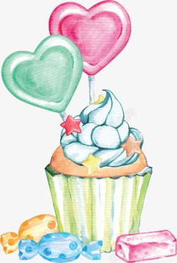 卡通简约美食面包甜点蛋糕家常菜素材