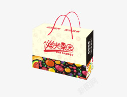 阳光果园水果礼盒包装素材