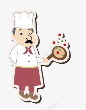厨师卡通厨师图标psd源文件图标
