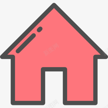 住宅房子家图标图标