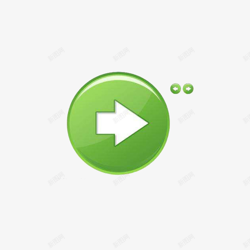 绿色圆形提交按钮png免抠素材_88icon https://88icon.com 圆形 按钮 提交按钮 箭头 绿色