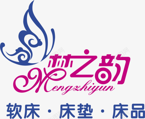 logo企业标志梦之韵家具品牌logo矢量图图标图标