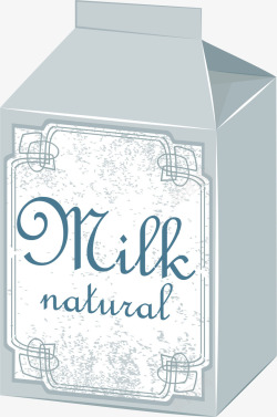 牛奶盒包装盒素材