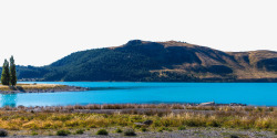 著名景点新西兰特卡波湖素材