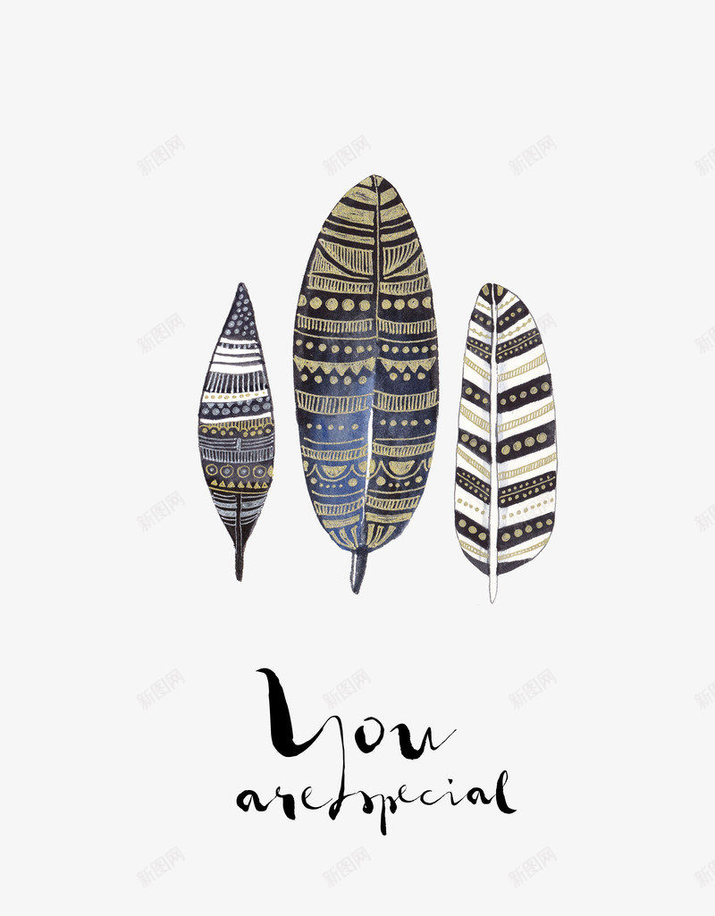 黑色手绘羽毛png免抠素材_88icon https://88icon.com 扁平化 手绘 羽毛 黑色