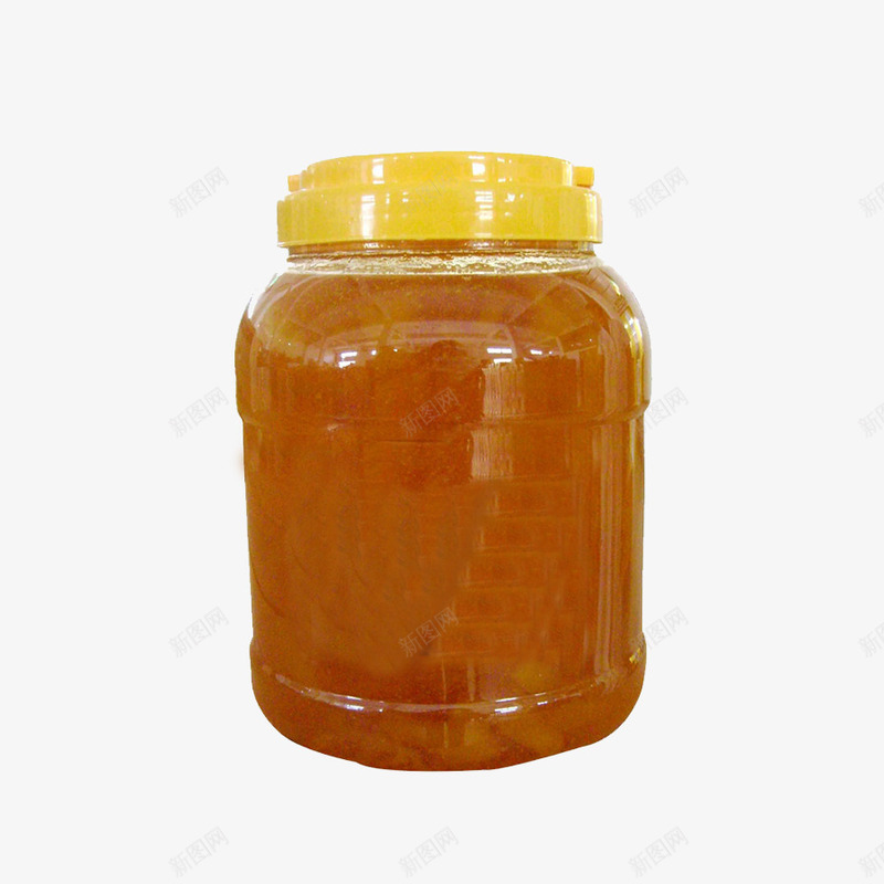蜂蜜黄色盖子果酱包装png免抠素材_88icon https://88icon.com 产品实物 包装 果酱包装 玻璃瓶装 蜂蜜黄色盖子 食品