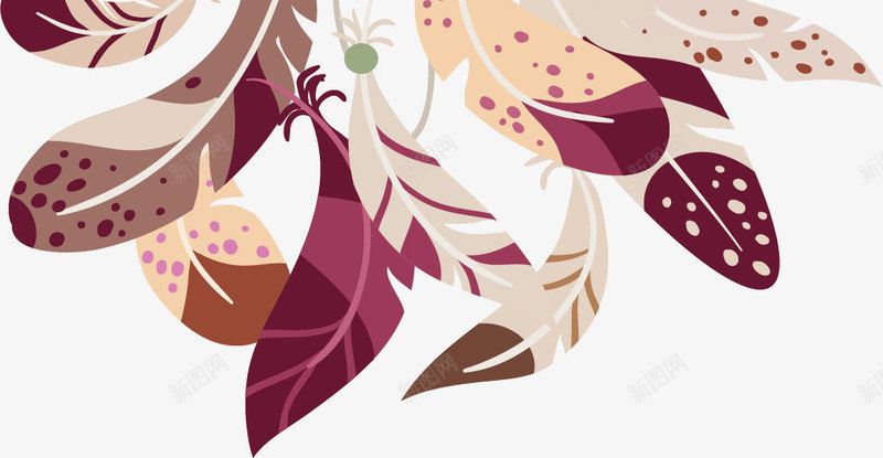 民族风羽毛装饰挂饰矢量图ai免抠素材_88icon https://88icon.com 民族风 民族风羽毛 波西米亚 矢量png 羽毛 羽毛挂饰 矢量图