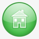 回家建筑主页房子colorcons绿色图标图标