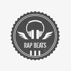 raprapbeats圆形logo图标高清图片