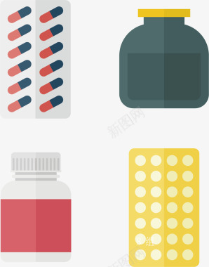 药瓶高危药品矢量图图标图标