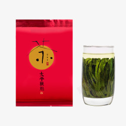红色软茶包装素材