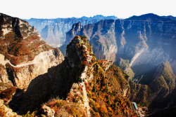 太行山大峡谷风景图素材