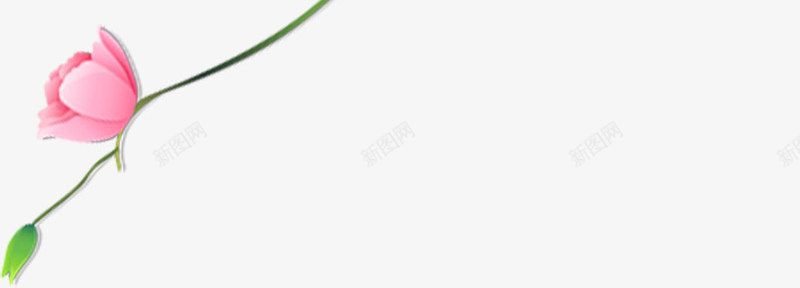 粉色玫瑰花卡通手绘png免抠素材_88icon https://88icon.com 卡通 手绘 玫瑰花 粉色