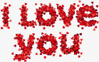 Iloveyoupng免抠素材_88icon https://88icon.com 我爱你 红色英文