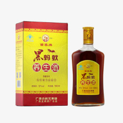 一瓶黑蚂蚁酒素材