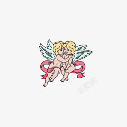 文艺卡通小清新装饰插画广告素材