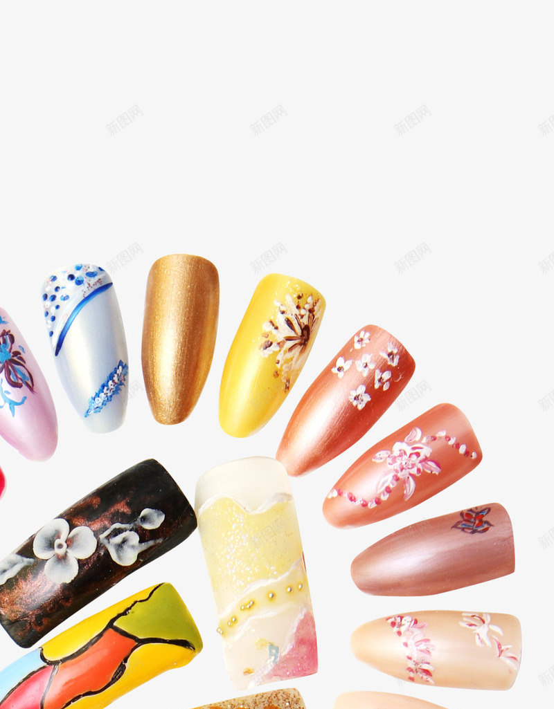 时尚指甲油海报psd免抠素材_88icon https://88icon.com 产品实物 指甲 美甲