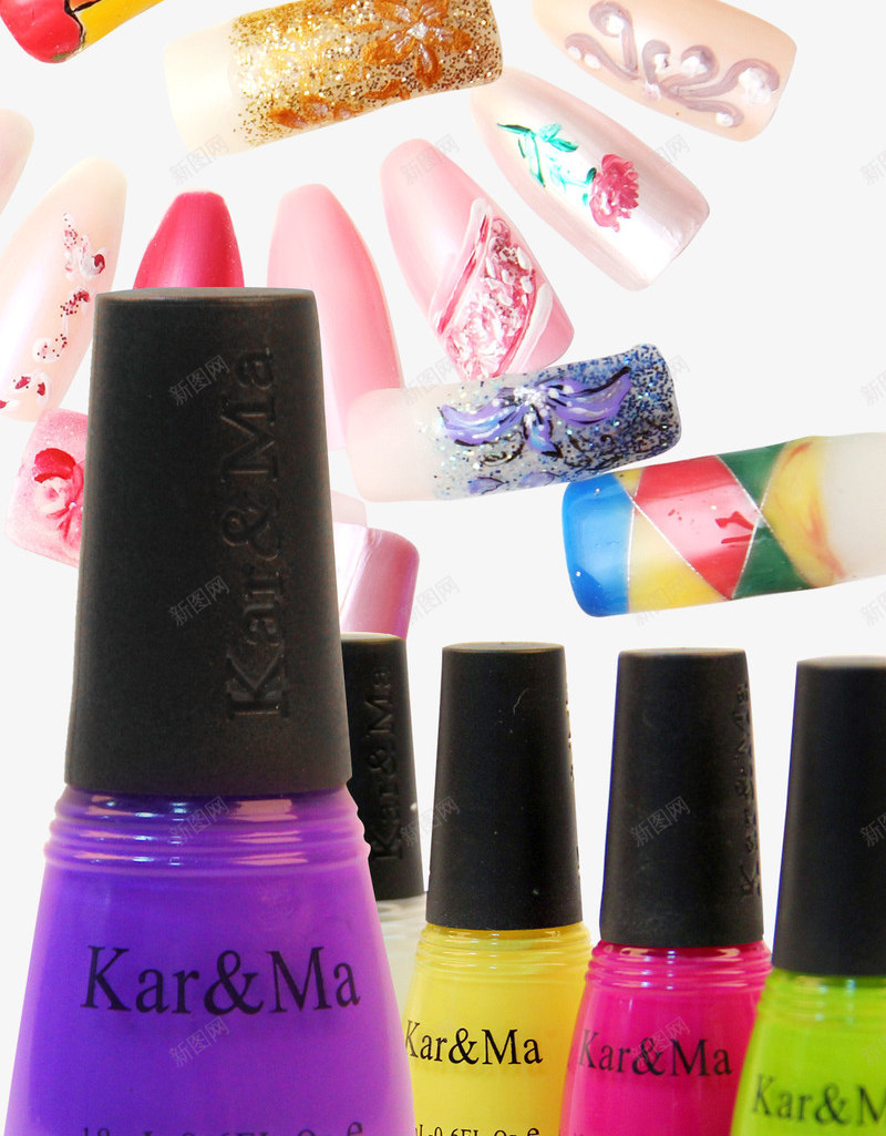 时尚指甲油海报psd免抠素材_88icon https://88icon.com 产品实物 指甲 美甲