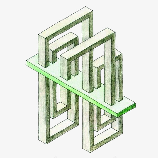 远近空间立体效果图png免抠素材_88icon https://88icon.com 平行 建筑物 空间 立体 艺术 远近