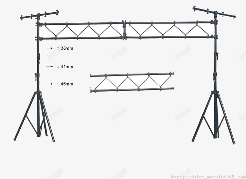 灯光架子png免抠素材_88icon https://88icon.com 三角支撑体系 打光 灯光架 灯光架子 黑色