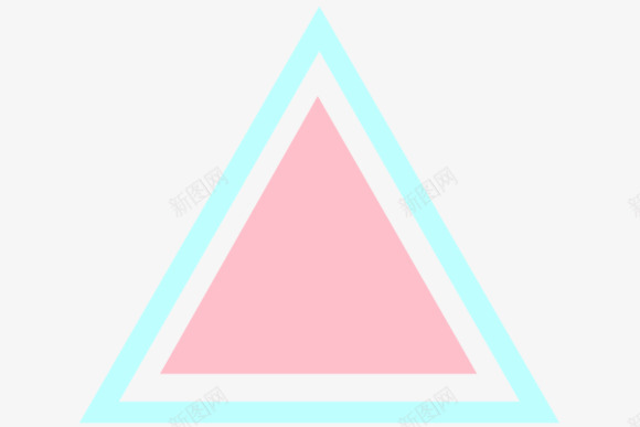 三角形图案png免抠素材_88icon https://88icon.com 三角形素材 两个三角形 双层三角形