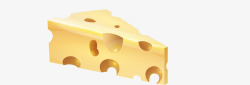三角芝士奶酪矢量图素材