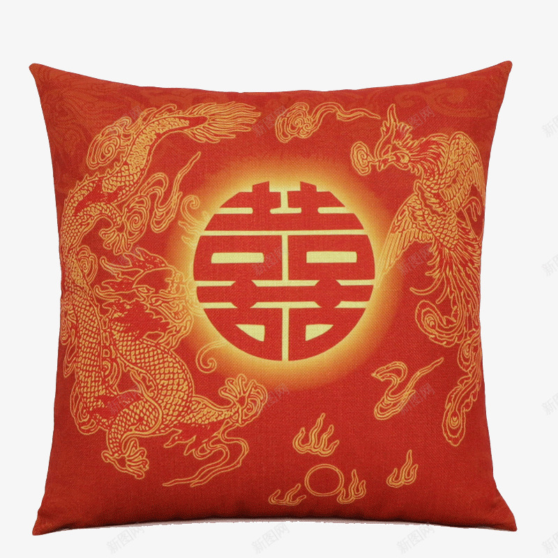 抱枕婚庆沙发靠枕png免抠素材_88icon https://88icon.com 中式床头抱枕 喜庆印花靠枕 家居时尚抱枕 棉麻抱枕