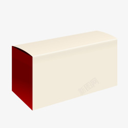包装盒素材库红色的盒子高清图片