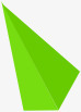 绿色立体三角形效果素材