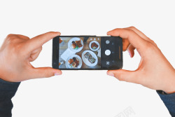 时尚手机拍摄食物配图素材