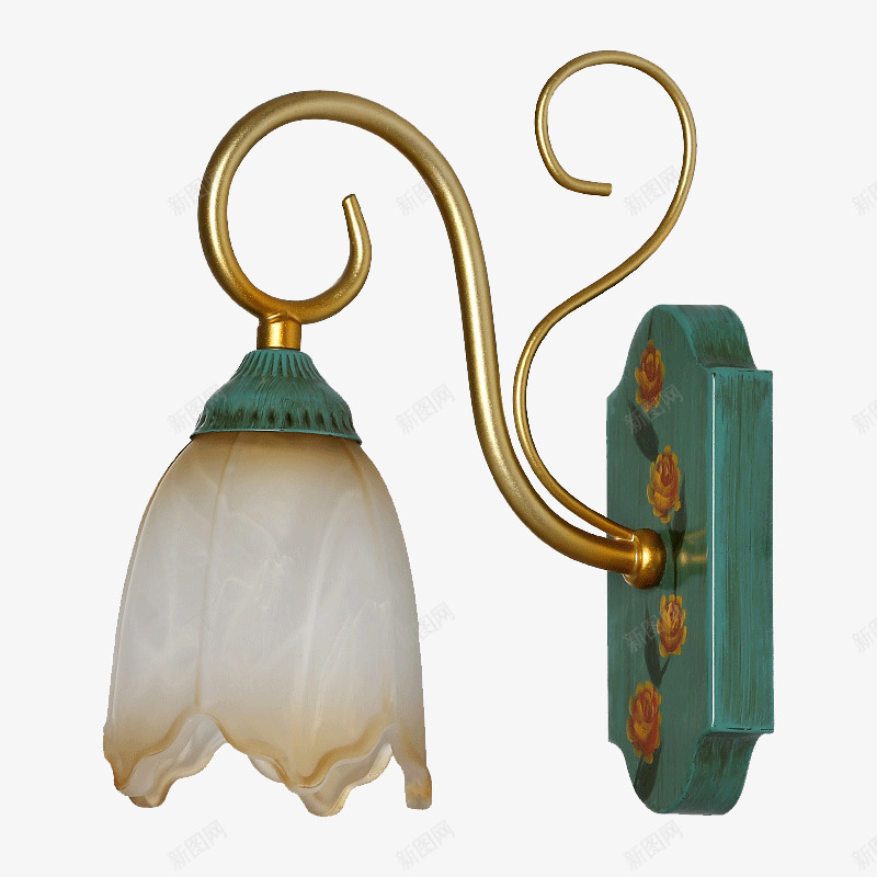 灯饰欧式田园壁灯png免抠素材_88icon https://88icon.com 中式铁艺创意楼梯壁灯门口灯墙角灯浴室壁灯