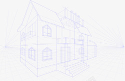 时尚线性房子模型设计时尚线性房子模型高清图片