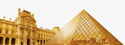 法式建筑法国建筑卢浮宫高清图片