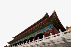 宫墙檐中国传统宫墙檐高清图片