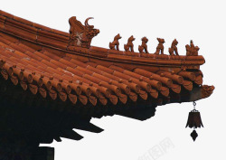 中式屋檐装饰素材