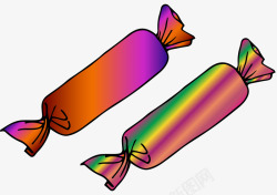 汽水糖包装彩虹色包装糖果高清图片