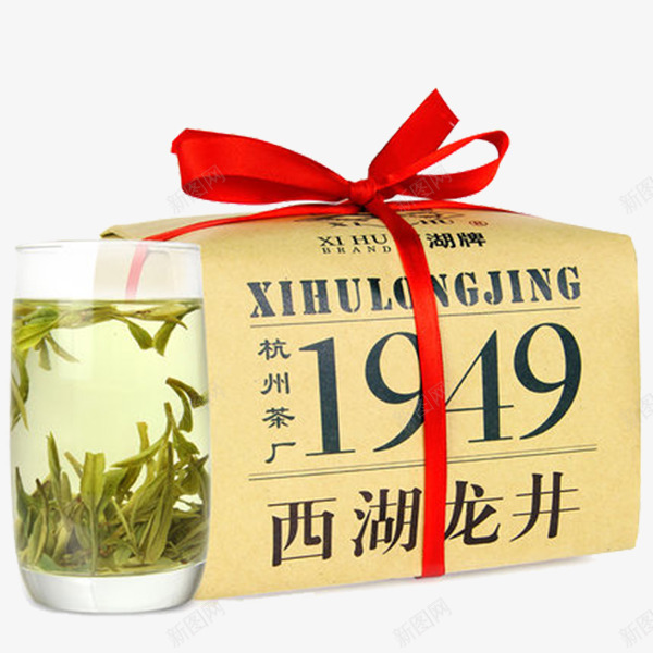 西湖龙井茶png免抠素材_88icon https://88icon.com 产品包装 产品实物 茶叶 西湖龙井