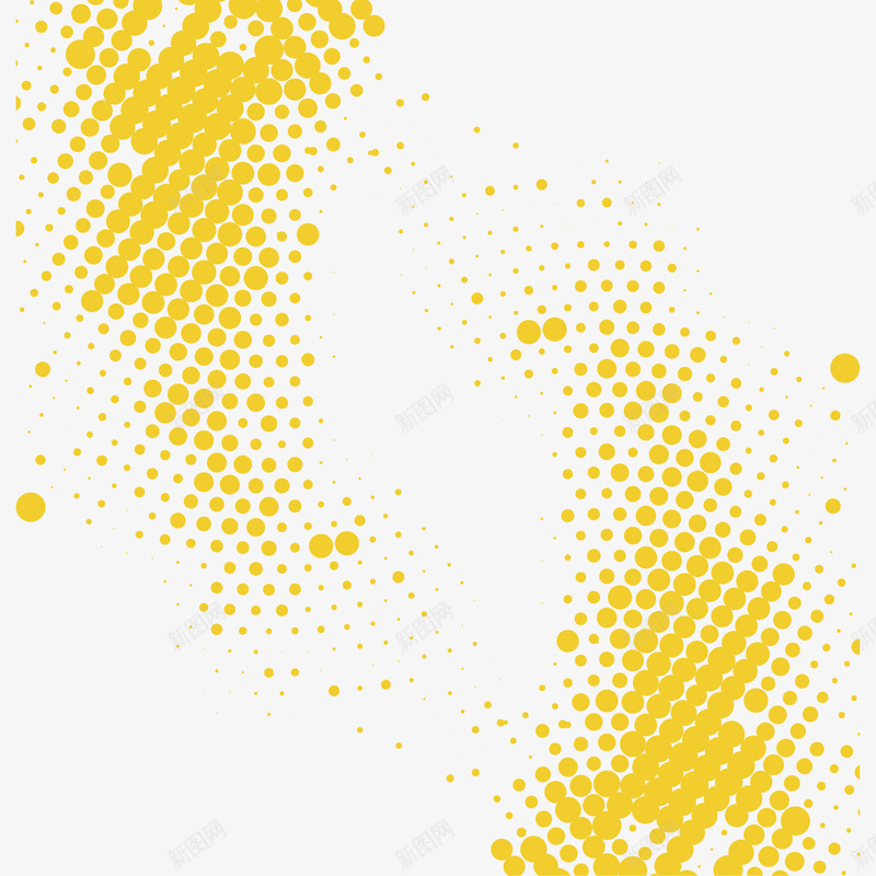 黄色圆点装饰图案矢量图ai免抠素材_88icon https://88icon.com png png素材 免费png 免费png素材 圆点 圆点装饰图案 矢量素材 黄色圆点 矢量图