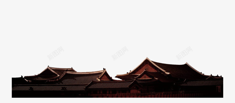 古典建筑房顶png免抠素材_88icon https://88icon.com 中国风 中式建筑 古典建筑 古建筑 房顶