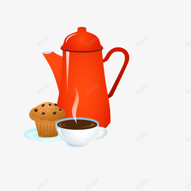 漂浮茶具psd免抠素材_88icon https://88icon.com 下午茶 小蛋糕 悬浮茶具 茶具