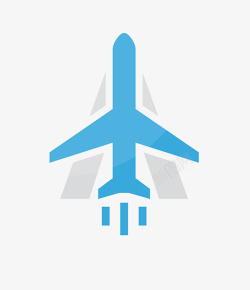 滑行的飞机飞机滑行logo图标高清图片