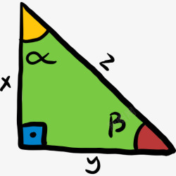 直角三角形直角三角形图标高清图片