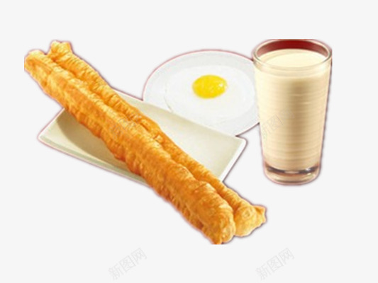 豆浆油条png免抠素材_88icon https://88icon.com 中国风美食 中式早餐 油炸食品 美食 鸡蛋