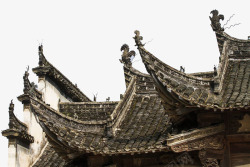 中式传统屋檐素材