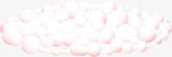 唯美粉色气泡素材