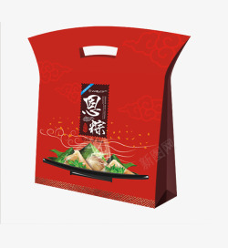 粽子包装红色素材