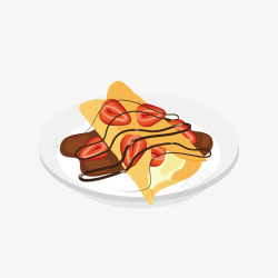 卡通简约美食装饰广告素材