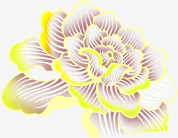 创意手绘合成质感海棠花包装效果素材