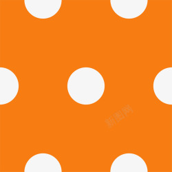 橙色圆点背景素材